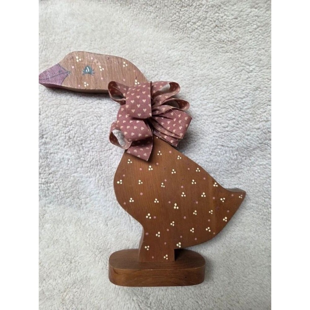 Wooden goose countrycore deco